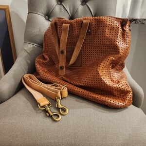 Large Campomaggi leather bag